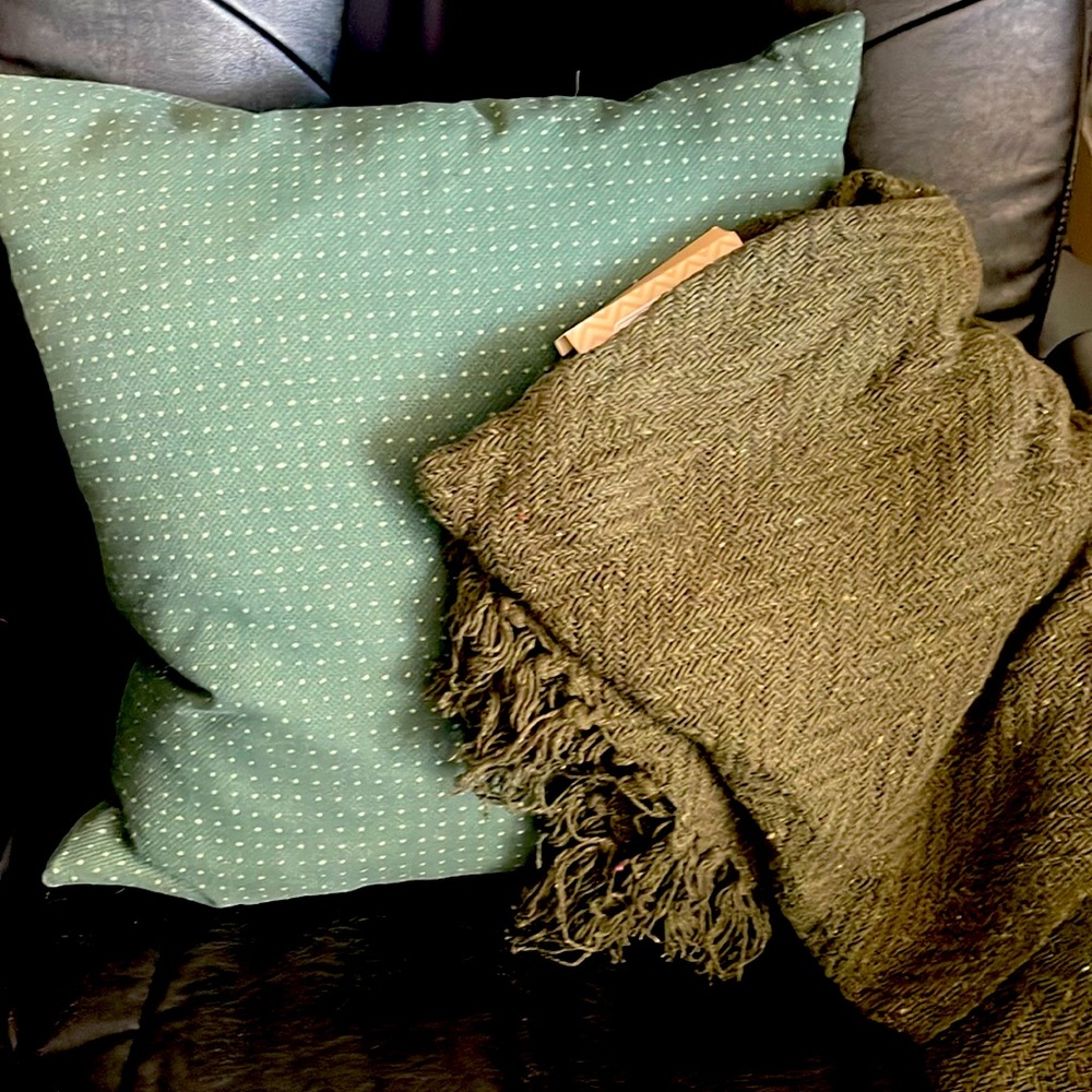 Bundle Of 1 Pillow And 1 Throw Blanket